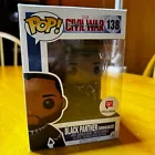 Funko Pop Marvel Captain America Civil War Black Panther Unmasked #138 Walgreens