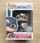 Funko Pop Marvel Captain America Civil War Captain America #1200 + Protector