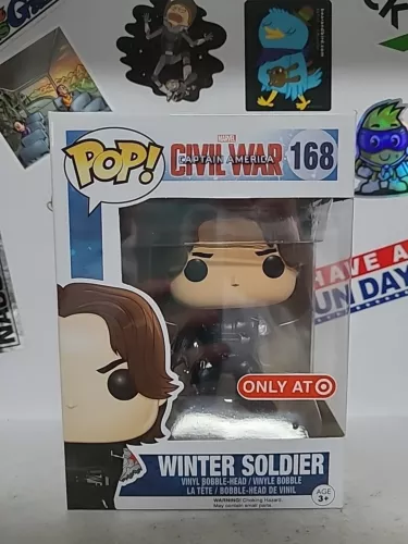 Funko Pop! Marvel Captain America Civil War Winter Soldier #168 Vinyl Figure