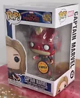 Funko Pop! Marvel: Captain Marvel - Captain Marvel (#425) Limited CHASE Dmg Box