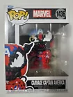 Funko POP! Marvel: CARNAGE CAPTAIN AMERICA #1436 (Absolute Carnage) IN HAND!