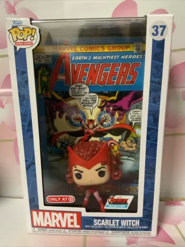 💣 Funko POP! Marvel Comics Cover SCARLET WITCH Avengers#37 Exclusive🆕AS SHOWN