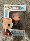 Funko Pop! Marvel Comics Deadpool Grey Unmasked #29 Vinyl Figure In Box