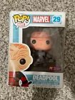 Funko Pop! Marvel Comics Deadpool Grey Unmasked #29 Vinyl Figure In Box