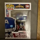 Funko Pop Marvel Contest Of Champions Gamerverse Civil Warrior #299 Bobble-Head