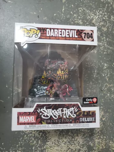 Funko Pop! Marvel Daredevil #704 Street Art GameStop Exc Vinyl Figure