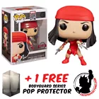 FUNKO POP MARVEL DAREDEVIL ELEKTRA 1ST APPEARANCE #581 EXCLUSIVE + POP PROTECTOR