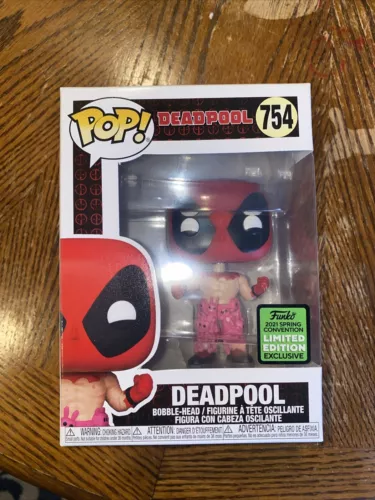 Funko POP! Marvel: Deadpool - Deadpool (with Teddy Pants) #754 ECCC Shared Excl.