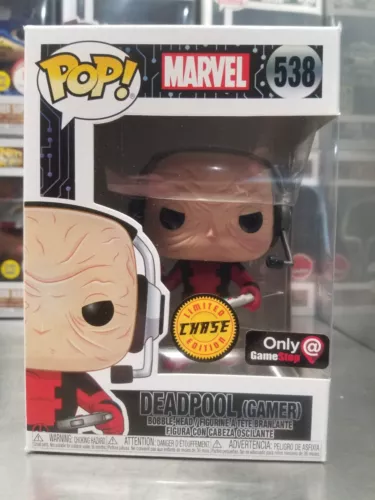 Funko Pop! Marvel Deadpool (Gamer) Chase #538 GameStop Exclusive