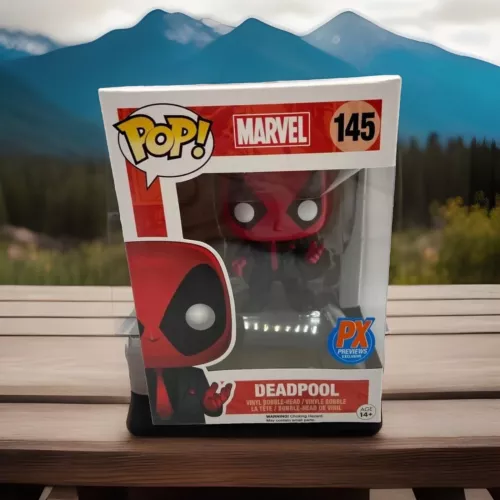 Funko Pop Marvel Deadpool In Suit and Tie #145 PX Previews Exclusive