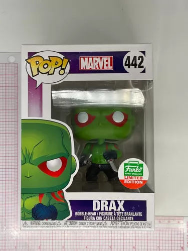 Funko Pop! Marvel: Drax Funko Web Exclusive #442 Vinyl Figure E04