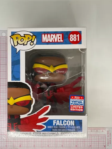 Funko Pop! Marvel: Falcon #881 2021 Summer Virtual Funkon LE Vinyl Figure E01