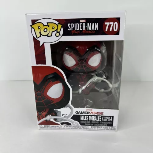 Funko Pop! Marvel GameVerse: Spider-Man Miles Morales #770 (Crimson Cowl Suit)