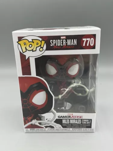 Funko Pop! Marvel GameVerse: Spider-Man Miles Morales #770 (Crimson Cowl Suit)