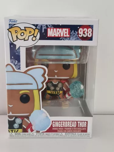 Funko Pop! Marvel Gingerbread Thor #938 In Protective Case