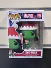 Funko POP! Marvel: Holiday #1286 - She-Hulk with Present w/ POP! Protector