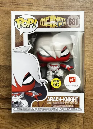 Funko Pop! Marvel Infinity Warps Walgreen Exclusive - Arach-Knight (GITD) #681