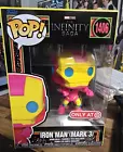 Funko POP Marvel IRON MAN MARK 3 #1406 Blacklight Target Exclusive Infinity Saga