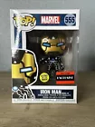 Funko POP! Marvel: Iron Man Model 39 #555 - AAA Exclusive - GITD Glows In Dark