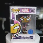 Funko Pop Marvel Ironheart #687 Box Exclusive Glow Chase w/Protector