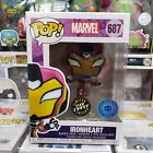 Funko Pop! Marvel Ironheart 687 GITD Chase PIAB Exclusive