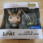 Funko Pop! Marvel Loki & Alligator Loki 2 Hallmark Ornaments New