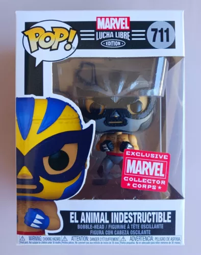 Funko Pop! Marvel Lucha Libre Edition El Animal Indestructible #711