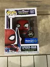 Funko Pop! Marvel - Mech Strike Spider-Man #997 (Glow Chase) Walmart + protector