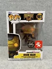 Funko Pop! Marvel Midnight Suns Iron Man 981 Figure 2K Glow Chase NEW RARE