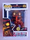 Funko Pop! Marvel Molten Man #474 Glow In The Dark GameStop Exclusive Vaulted