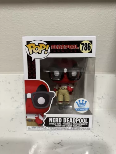 Funko POP! Marvel: Nerd Deadpool #786 Funko Shop Exclusive