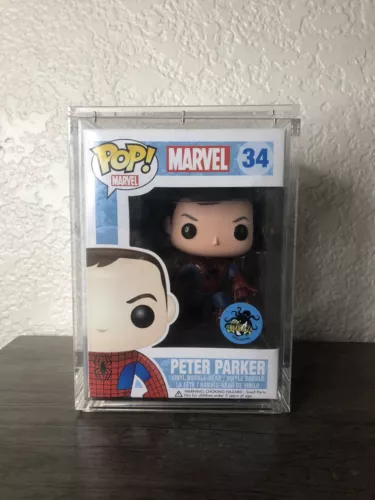 Funko Pop ! Marvel Peter Parker #34 Comikaze Exclusive Mint/NM