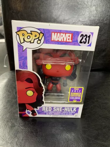 Funko Pop! Marvel Red She-Hulk #231 2017 Summer Convention Exclusive Vinyl