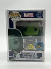 Funko POP! Marvel She-Hulk #147 Glow In The Dark Comikaze Exclusive w/ protector