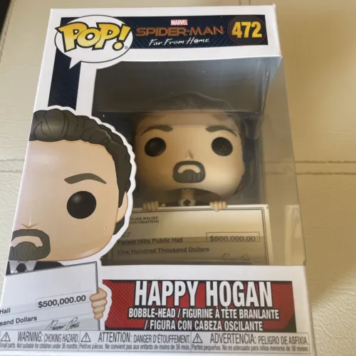 Funko Pop! Marvel: Spider-Man Far From Home Happy Hogan #472 Bobble-Head NEW