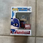 Funko POP! Marvel- Spider-Man Homecoming- Captain America 693 Collector Corps Ex