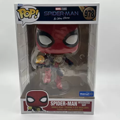 Funko Pop Marvel Spider Man No Way Home Spider-Man Integrated Suit #978 10” Inch