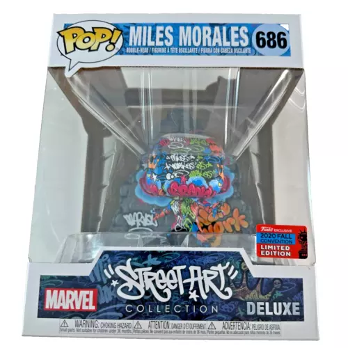 Funko Pop! Marvel Street Art Collection #686 Miles Morales 2020 Fall Convention