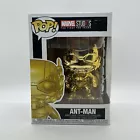 Funko Pop! Marvel Studios #384 Ant-Man Gold Chrome New First Ten Years