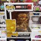 Funko Pop! Marvel Studios The First Ten Years Black Panther Gold Chrome 383