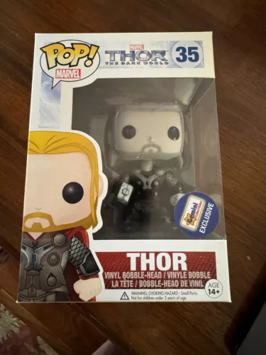 Funko Pop! Marvel: The Dark World - Thor (B&W) #35 Gemini Exclusive w/ Protector