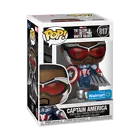 Funko POP! Marvel The Falcon & Winter Soldier Captain America Metallic #817