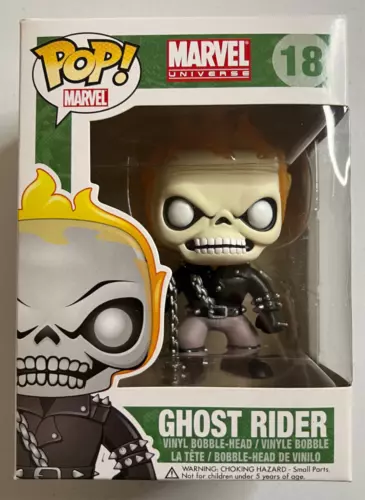 Funko Pop! Marvel Universe Ghost Rider #18 Rare Vaulted Vinyl Figure