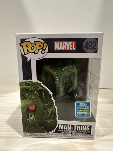 Funko Pop Marvel Universe Man-Thing #492 2019 SDCC Comic Con Exclusive