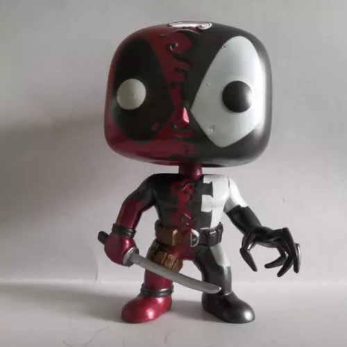 Funko Pop! Marvel Universe Metallic Deadpool Venom 237 Bobble head Vinyl Figure