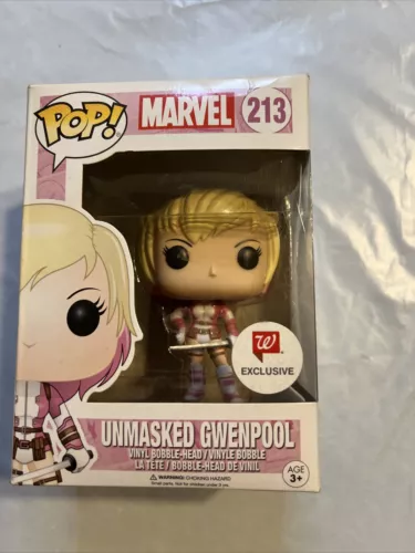 Funko Pop! Marvel: Unmasked Gwenpool #213 Walgreens Exclusive