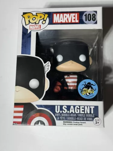 Funko POP! Marvel U.S. Agent #108 Comikaze Exclusive, Captain America 2015