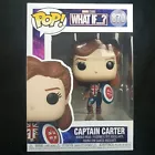 Funko Pop Marvel What If...? #870 Captain Carter Bobble-Head + Protector