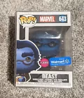 Funko POP! Marvel: X-Men Beast #643 Flocked Walmart Exclusive - 25th Anniversary