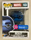 Funko Pop Marvel X-Men Flocked Beast #643 Walmart Exclusive DAMAGED BOX As Shown